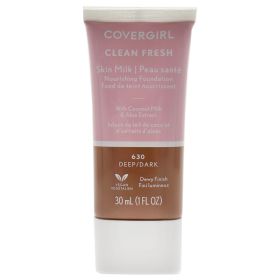 Clean Fresh Skin Milk Foundation - 630 Deep Dark by CoverGirl for Women - 1 oz Foundation