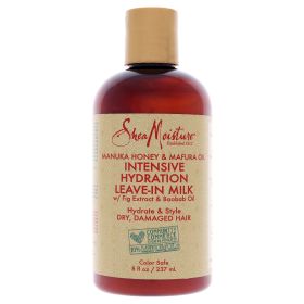 Manuka Honey and Mafura Oil Intensive Hydration Leave-In Milk by Shea Moisture for Unisex - 8 oz Cream