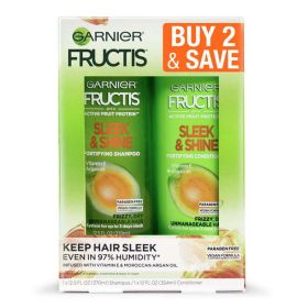 Garnier Fructis Fortifying Shampoo and Conditioner Set with Argan Oil;  12.5 fl oz