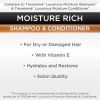 Equate Moisture Rich Shine Enhancing Shampoo & Conditioner;  Full Size Set
