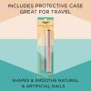 Equate Beauty Crystal Glass Fingernail File with Protective Case