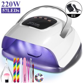 Nail Drying Lamp For Nails UV Light Gel Polish Manicure Cabin Led Lamps Nails Dryer Machine Professional Equipment (Type: ZH366-2)