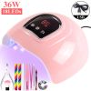 Nail Drying Lamp For Nails UV Light Gel Polish Manicure Cabin Led Lamps Nails Dryer Machine Professional Equipment