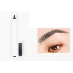Four - Point Liquid Eyebrow Pencil Waterproof Sweatproof (Color: Black4)