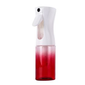 300Ml 200Ml Hair Spray Kappers Spray Empty Bottle Hervulbare Mist Fles Salon Kapper Tool Planten Zorg Water spuit (Capacity: 200ML, Color: Gradient red)