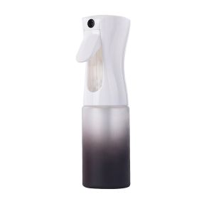300Ml 200Ml Hair Spray Kappers Spray Empty Bottle Hervulbare Mist Fles Salon Kapper Tool Planten Zorg Water spuit (Capacity: 300ML, Color: Gradient matte black)