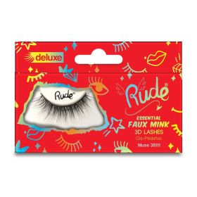 RUDE Essential Faux Mink Deluxe 3D Lashes (Color: Muse)
