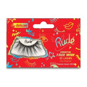RUDE Essential Faux Mink Deluxe 3D Lashes (Color: Sweet Heart)