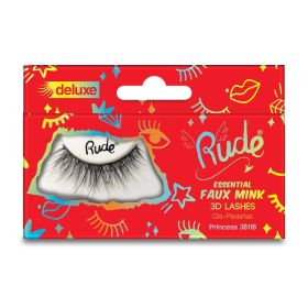 RUDE Essential Faux Mink Deluxe 3D Lashes (Color: Princess)