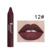 12 Colors Velvet Matte Lipsticks Pencil Waterproof Long Lasting Sexy Red Lip Stick on-Stick Cup Makeup Lip Tint Pen Cosmetic